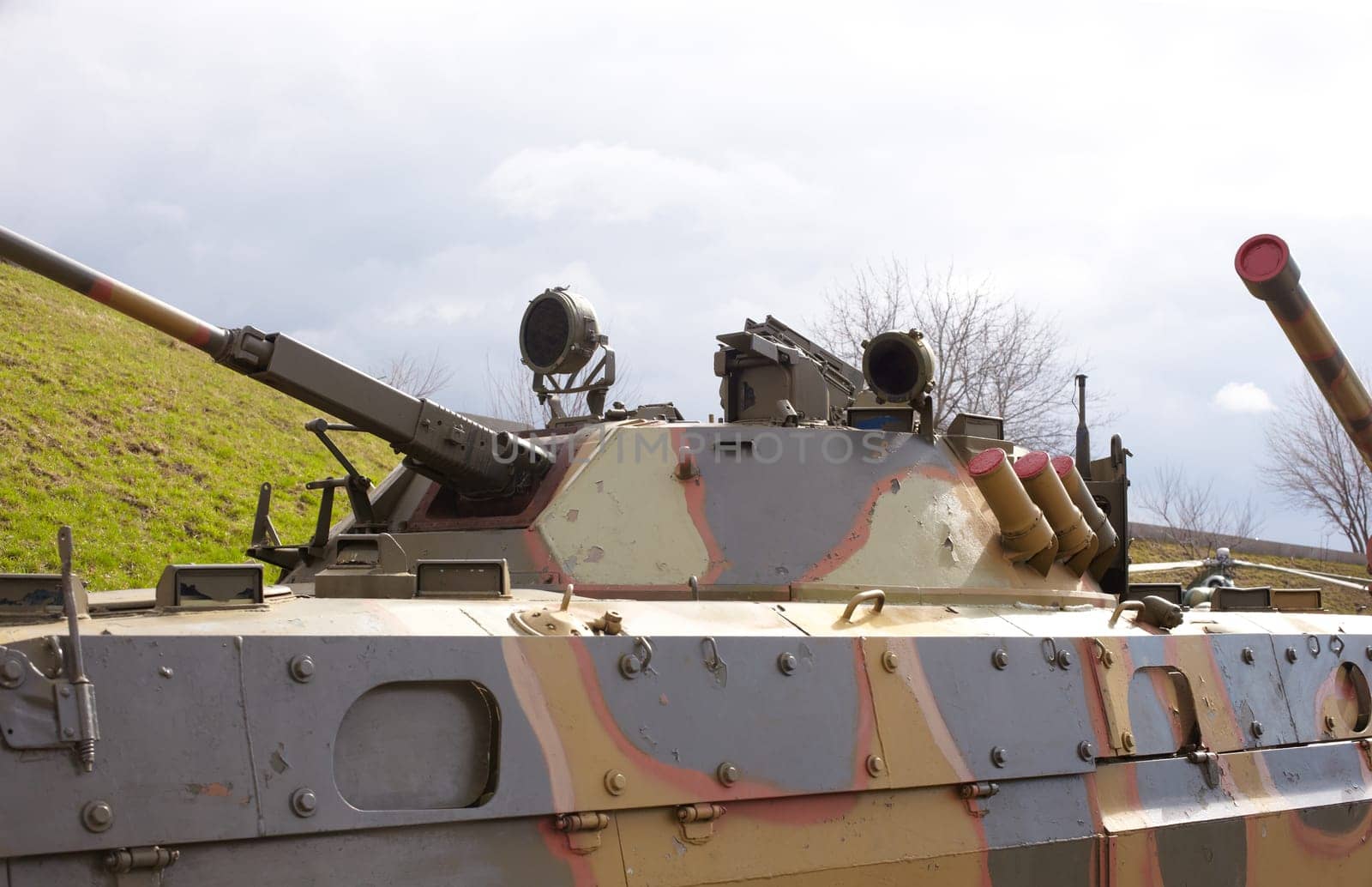 Ukrainian and soviet tank, War museum Kiev