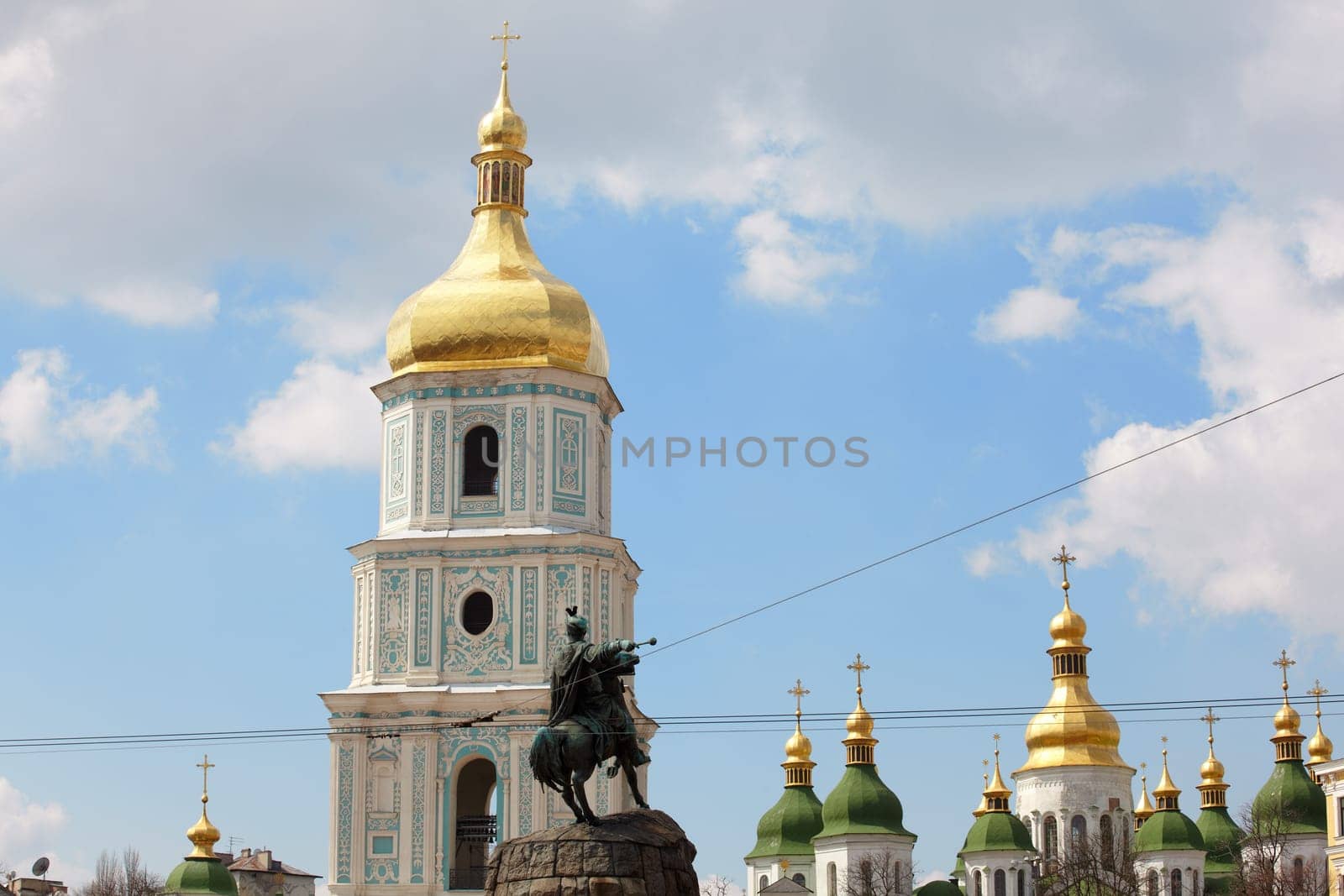 Monument of famous Ukrainian Hetman Bogdan Khmelnitsky