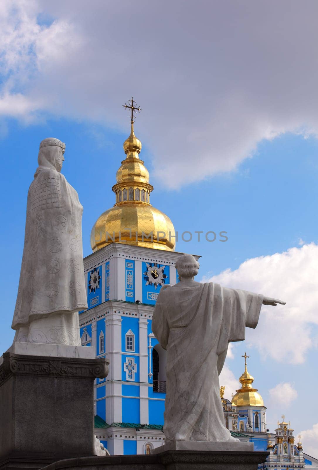 Statue, St Michael cathedral, Kiev - Ukraine