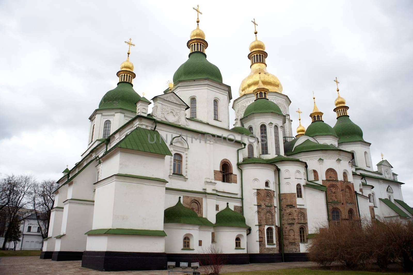 View of Saint Sophia Cathedral in Kiev, Ukraine