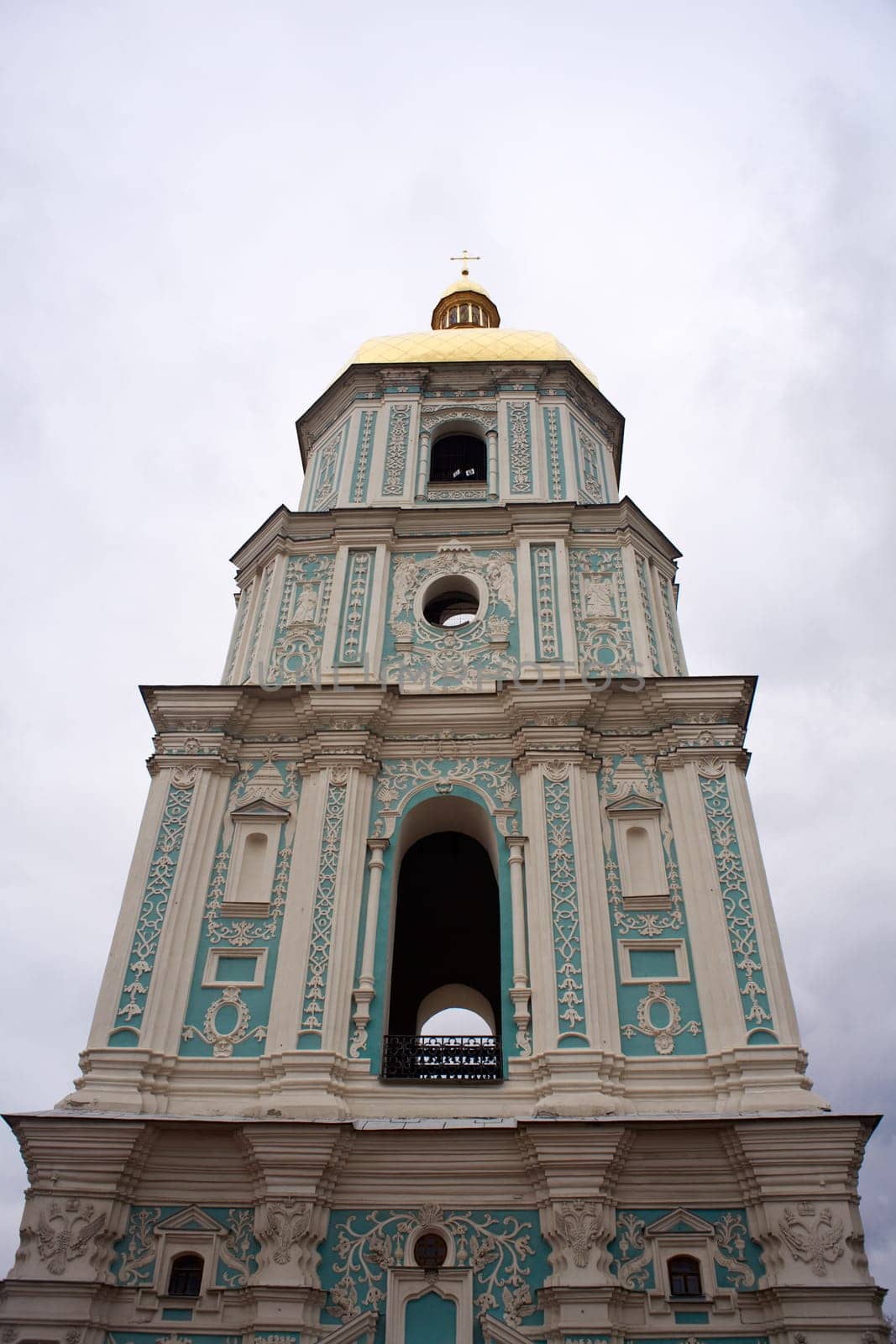 Bell tower of Saint Sophia Cathedral in Kiev, Ukraine