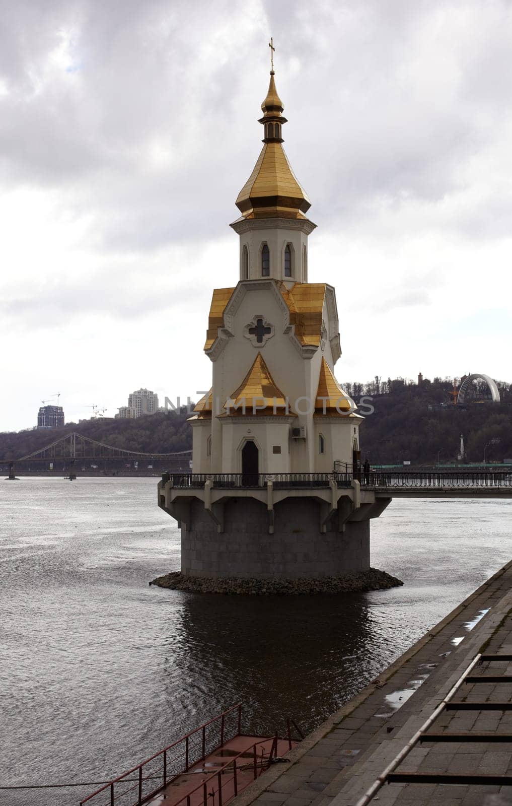 Chapel on the River Dnieper, Kiev - Ukraine