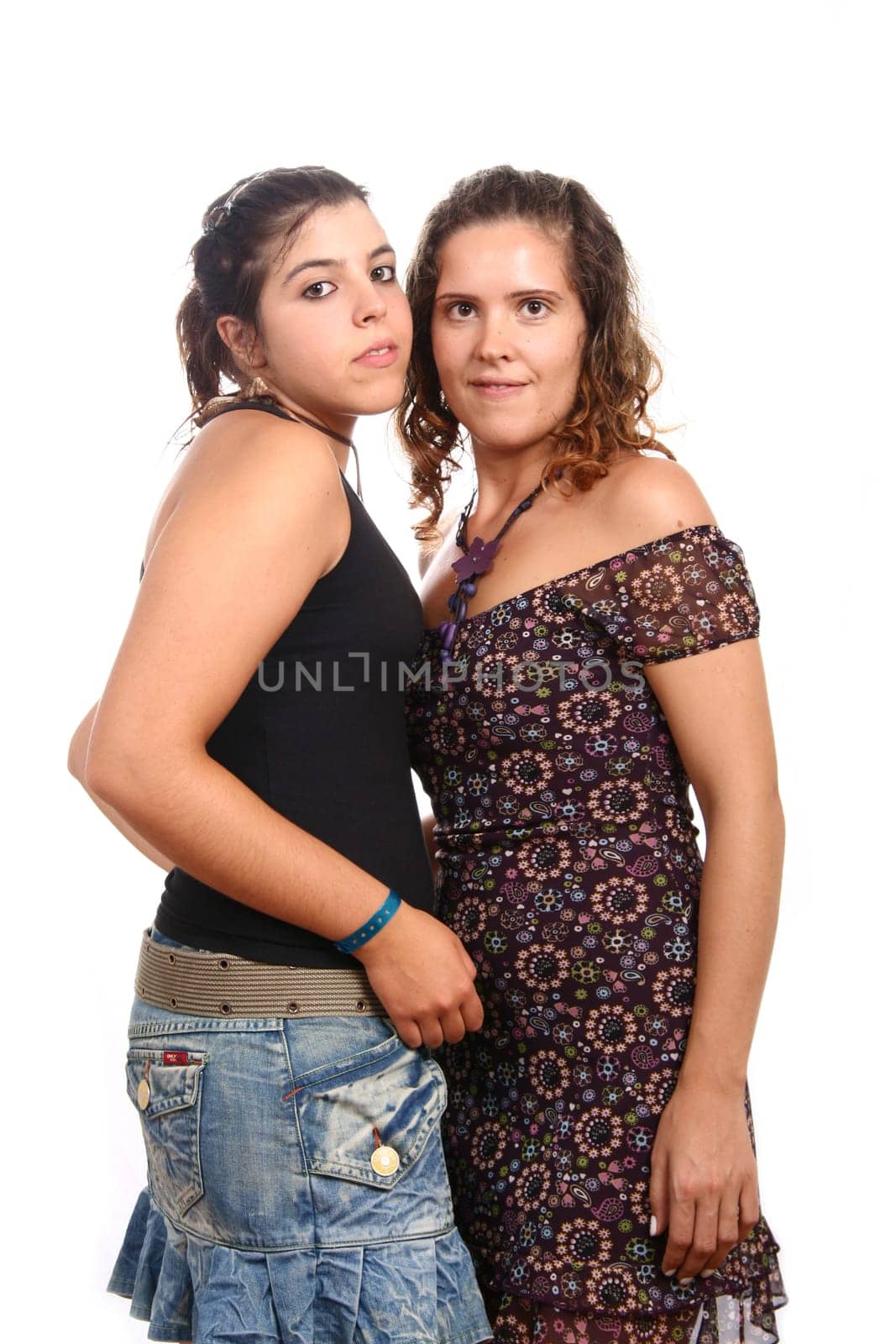 beautiful happy young girls