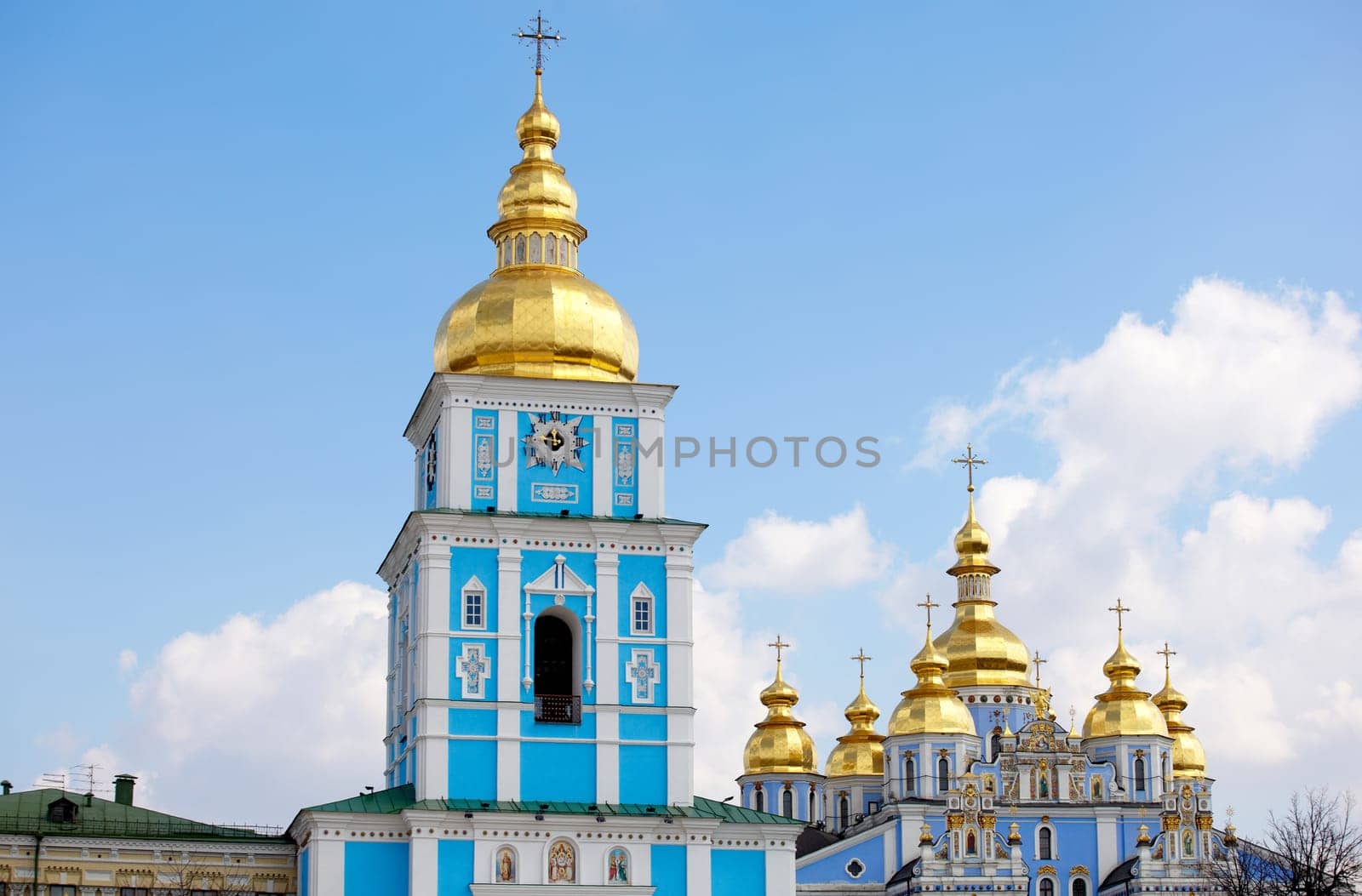 View of St. Michael's Bell Tower in Kiev, Ukraine