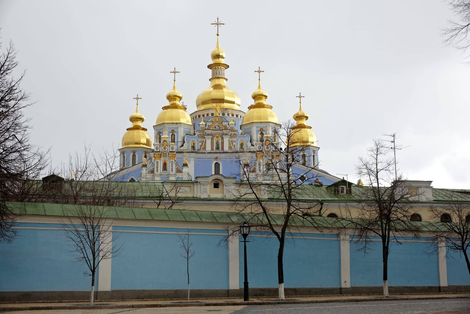View of St. Michael's cathedral in Kiev, Ukraine