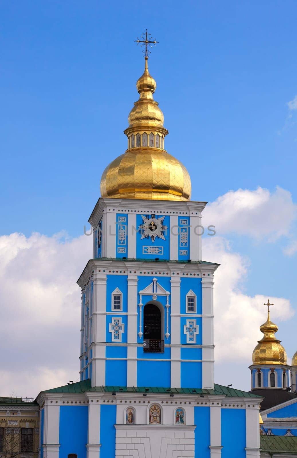 View of St. Michael's Bell Tower in Kiev, Ukraine