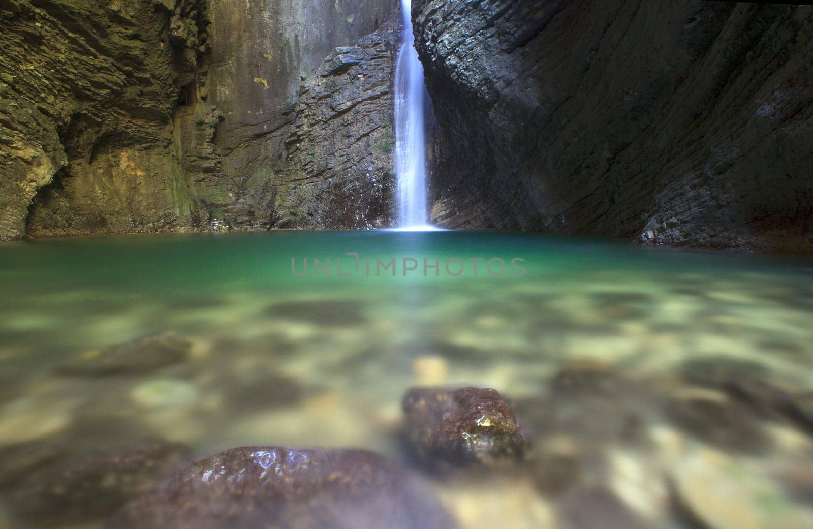 Kozjak waterfall (Slap Kozjak) - Kobarid, Julian Alps in Slovenia