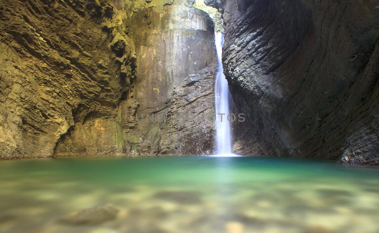 Kozjak waterfall (Slap Kozjak) - Kobarid, Julian Alps in Slovenia