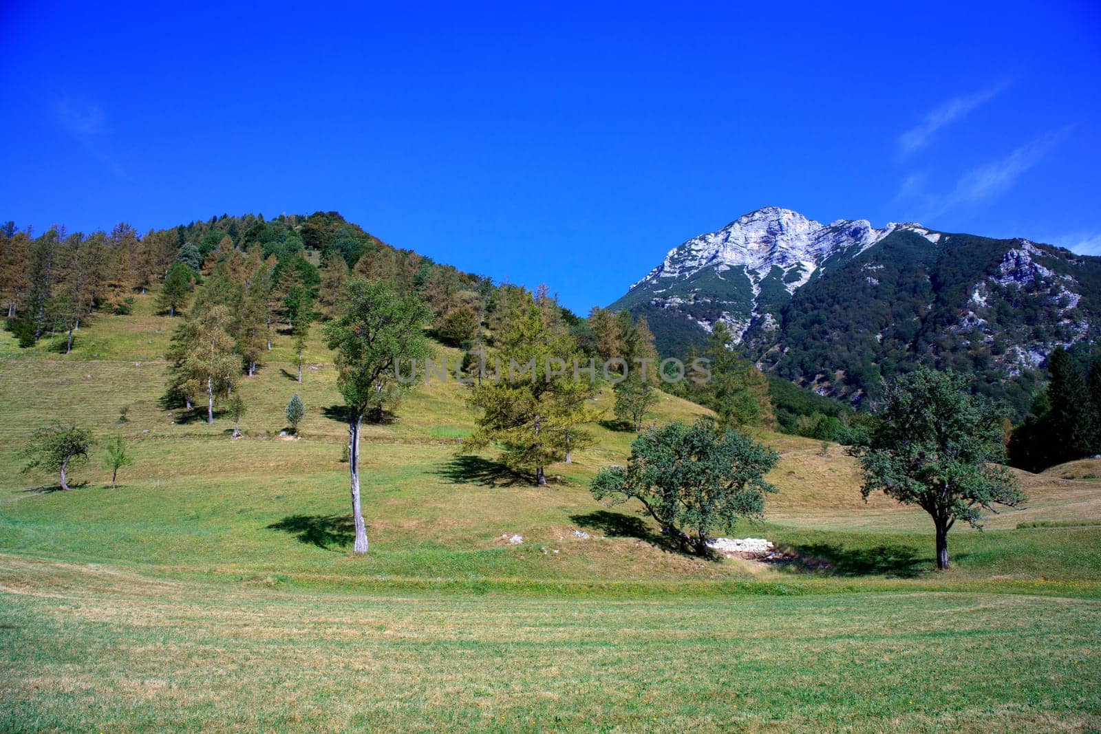 View of Tolminska Migovec mountain, Slovenia