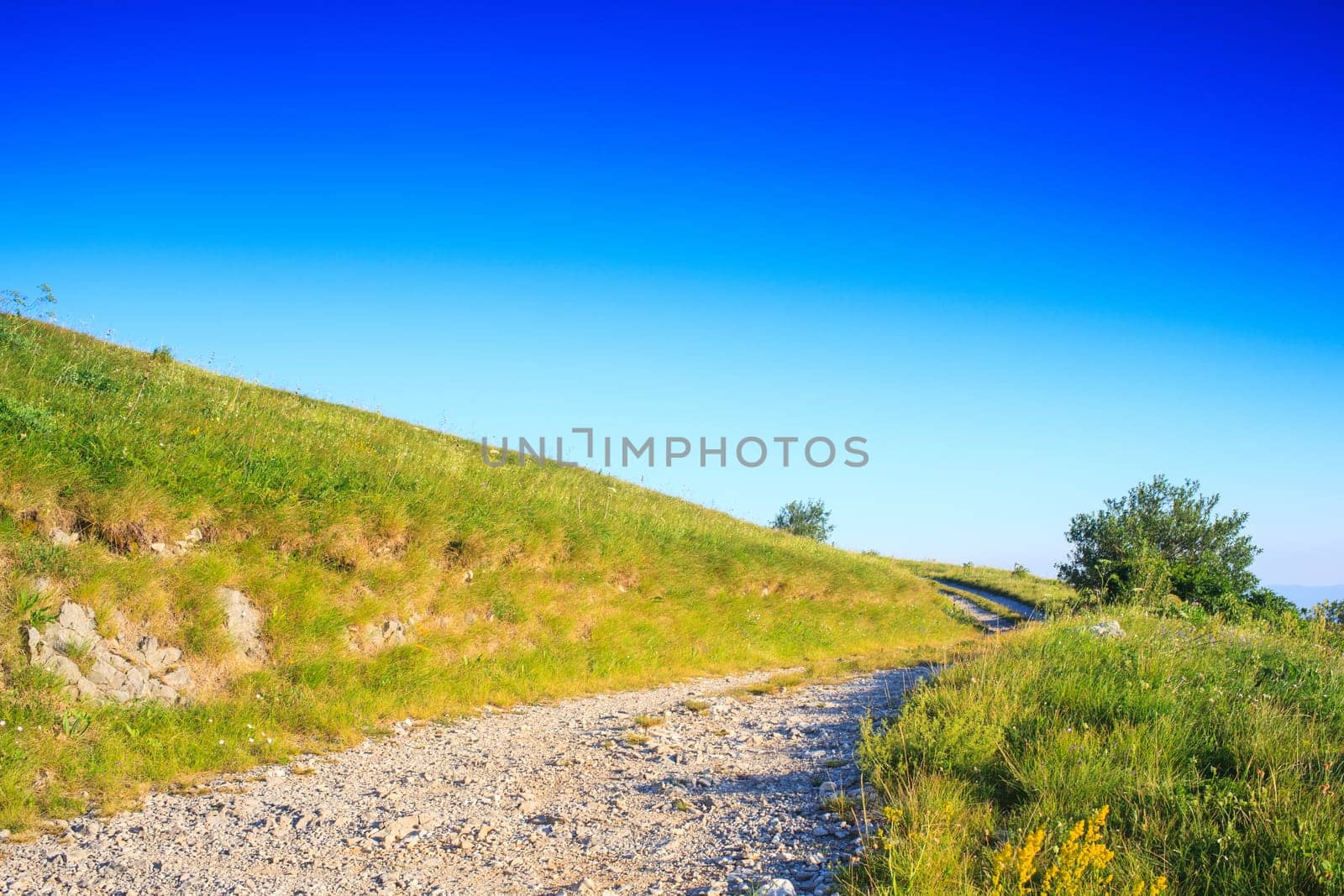 View of the Nanos mountain - Slovenia