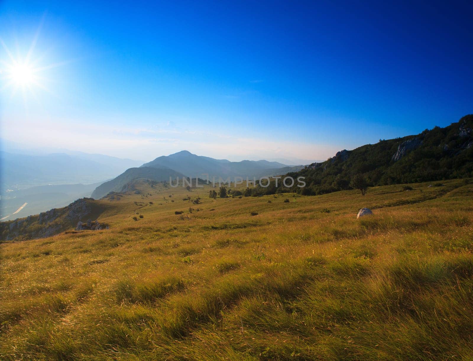 View of the Nanos mountain - Slovenia