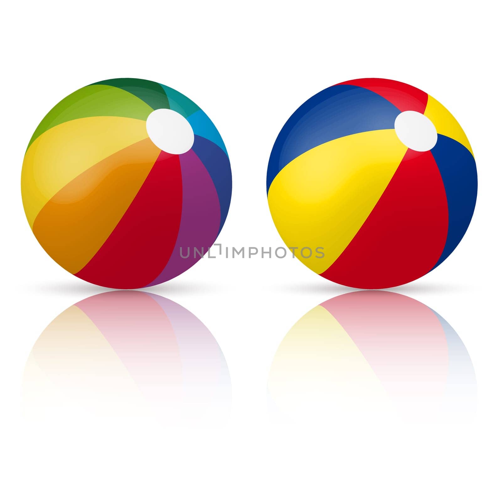 Water polo colorful