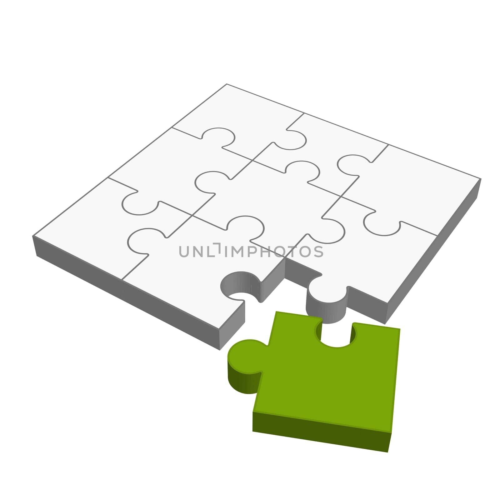 Puzzle 3D - fits !