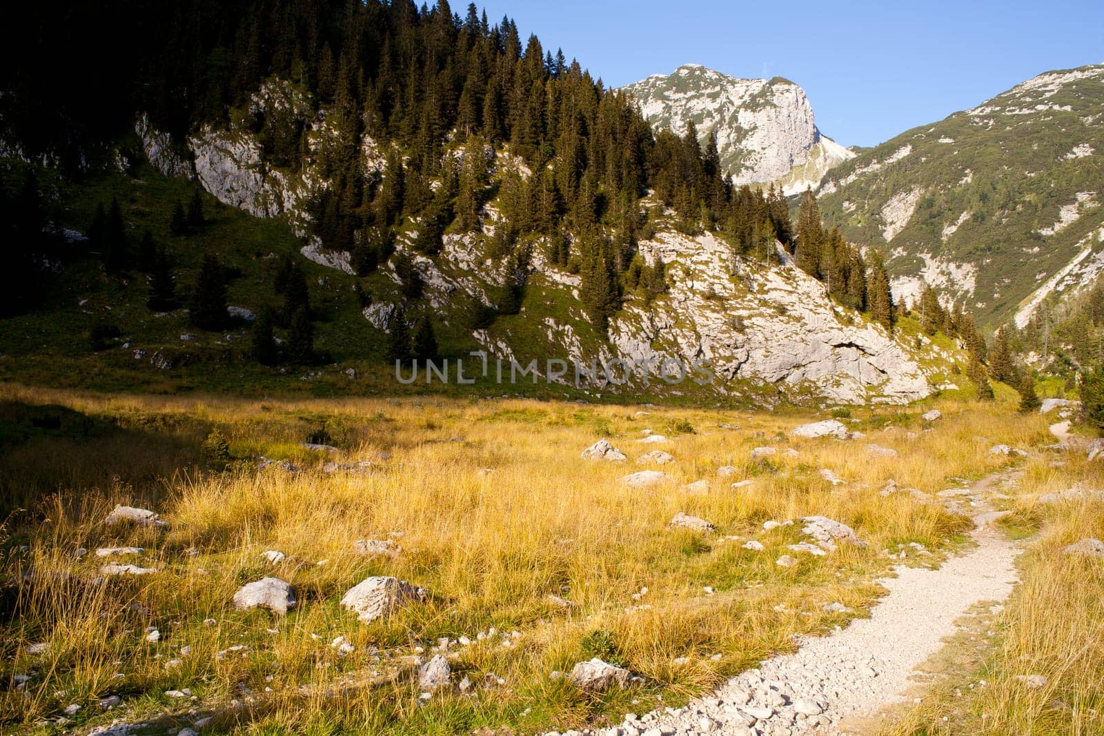 View of Krn mountain, Slovenian julian alps