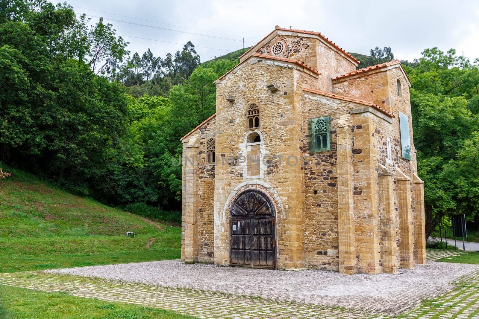 Church preRomanesque of San Miguel de Lillo (IX century) in Oviedo Asturias, Spain, UNESCO