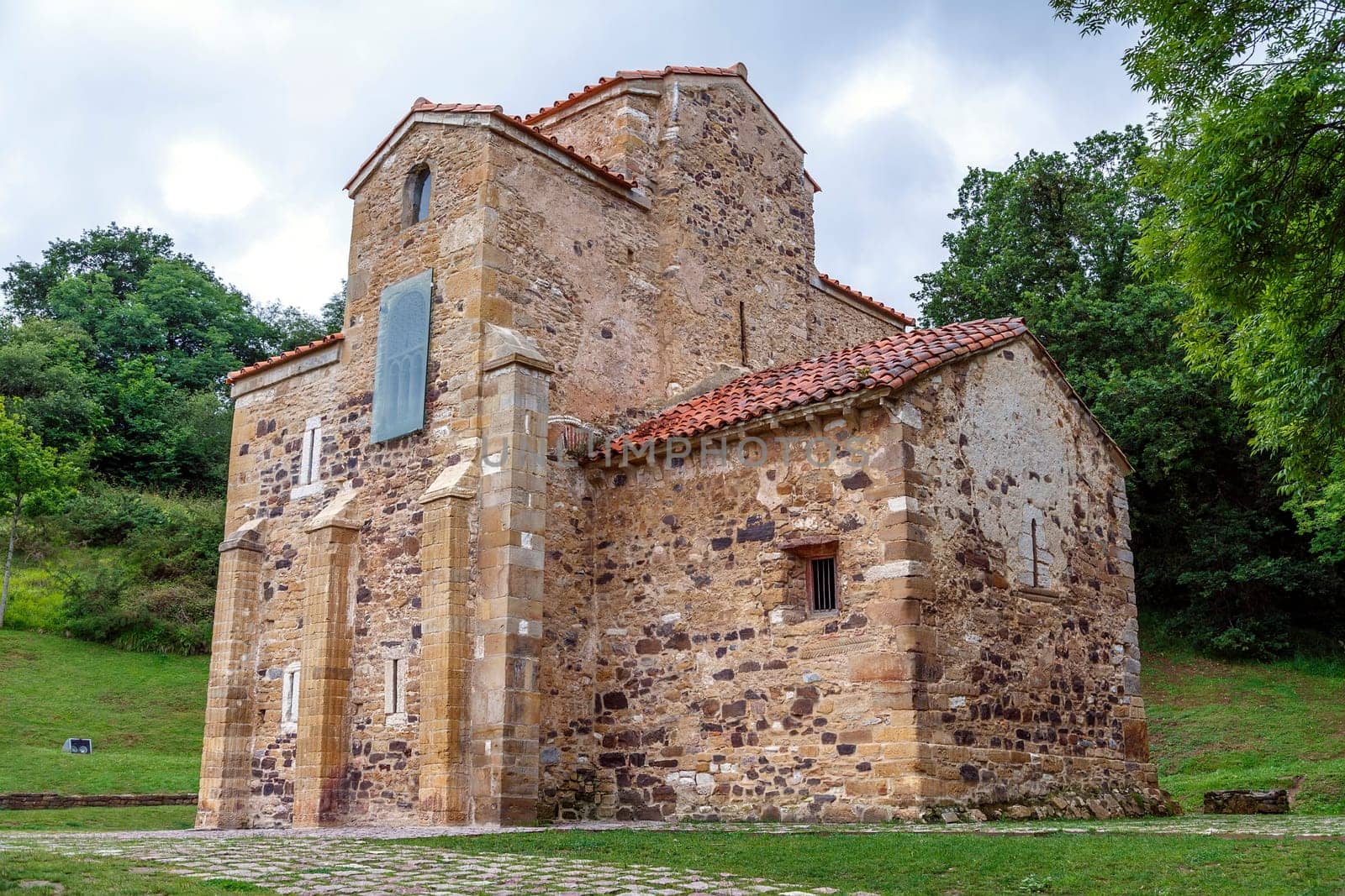 Church preRomanesque of San Miguel de Lillo (IX century) in Oviedo Asturias, Spain, UNESCO