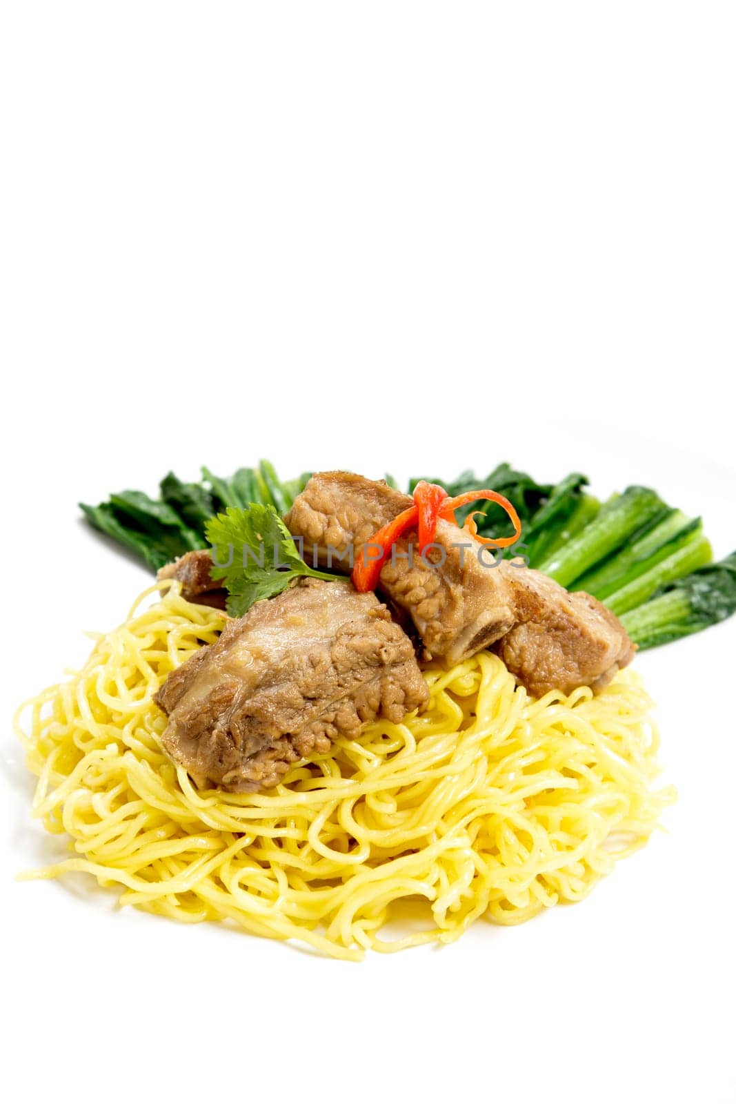 Noodles Pork of Chinese food