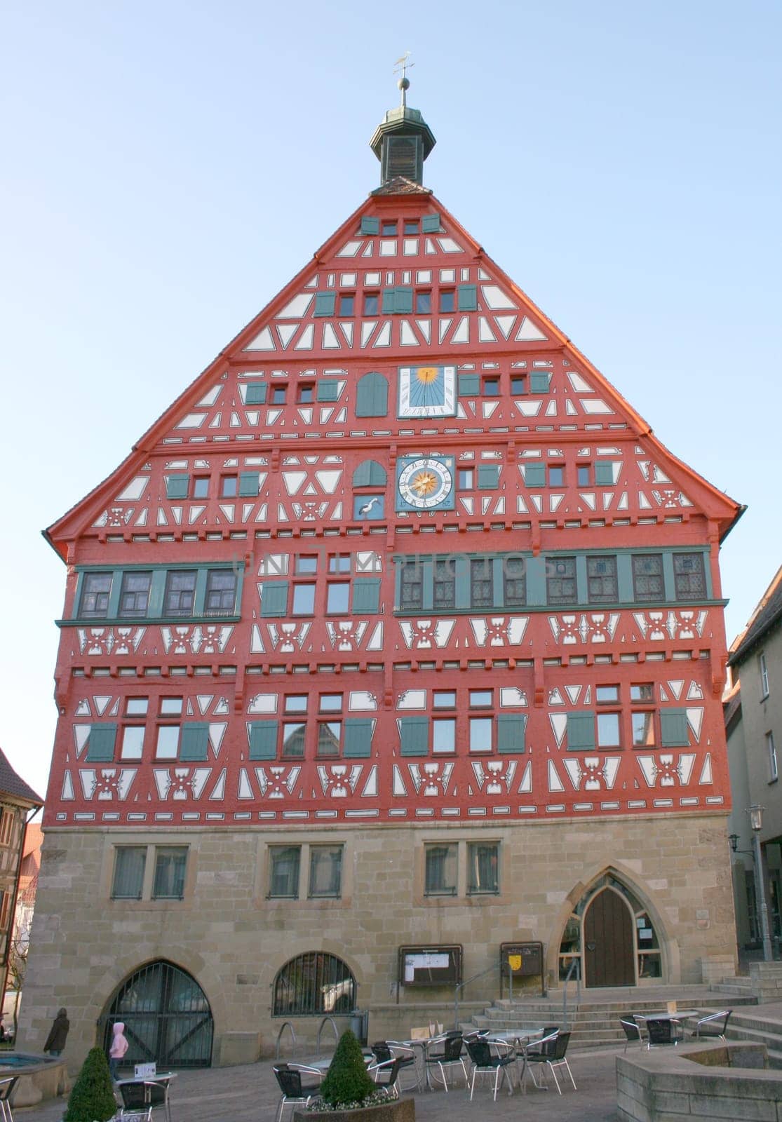 The historic town hall of Großbottwar,near Stuttgart,Germany