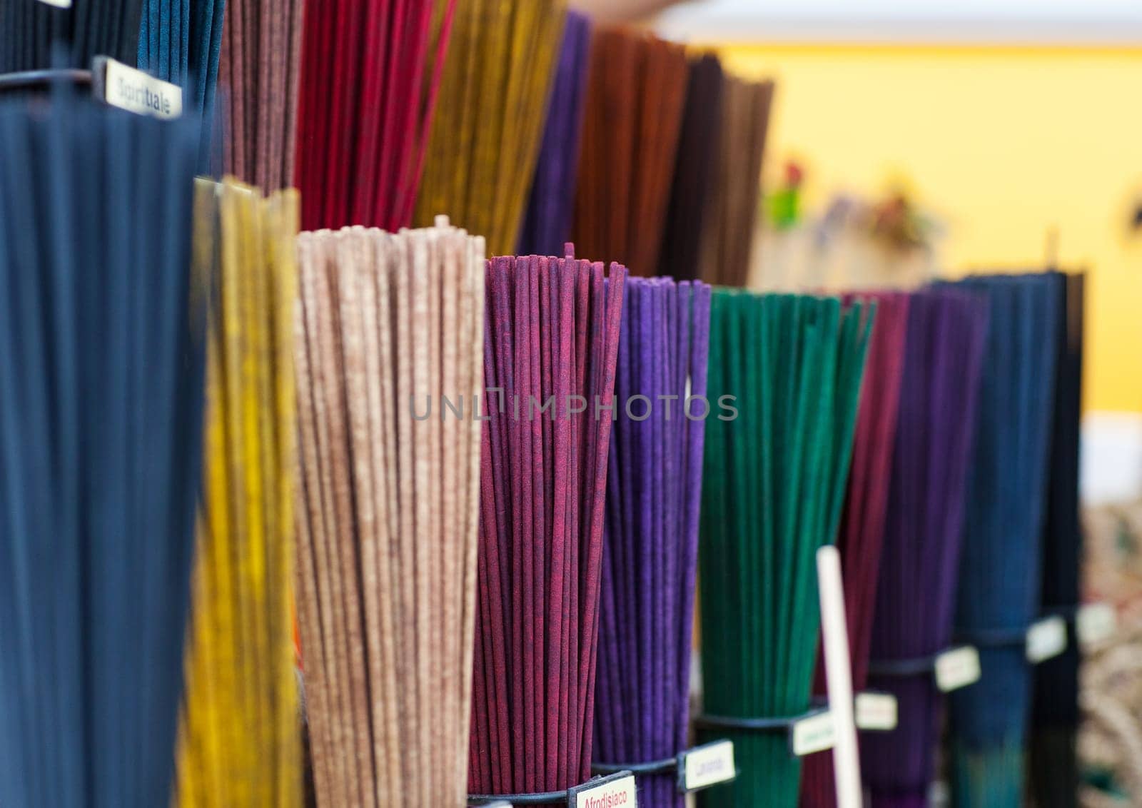 A lot of various scented Incense sticks
