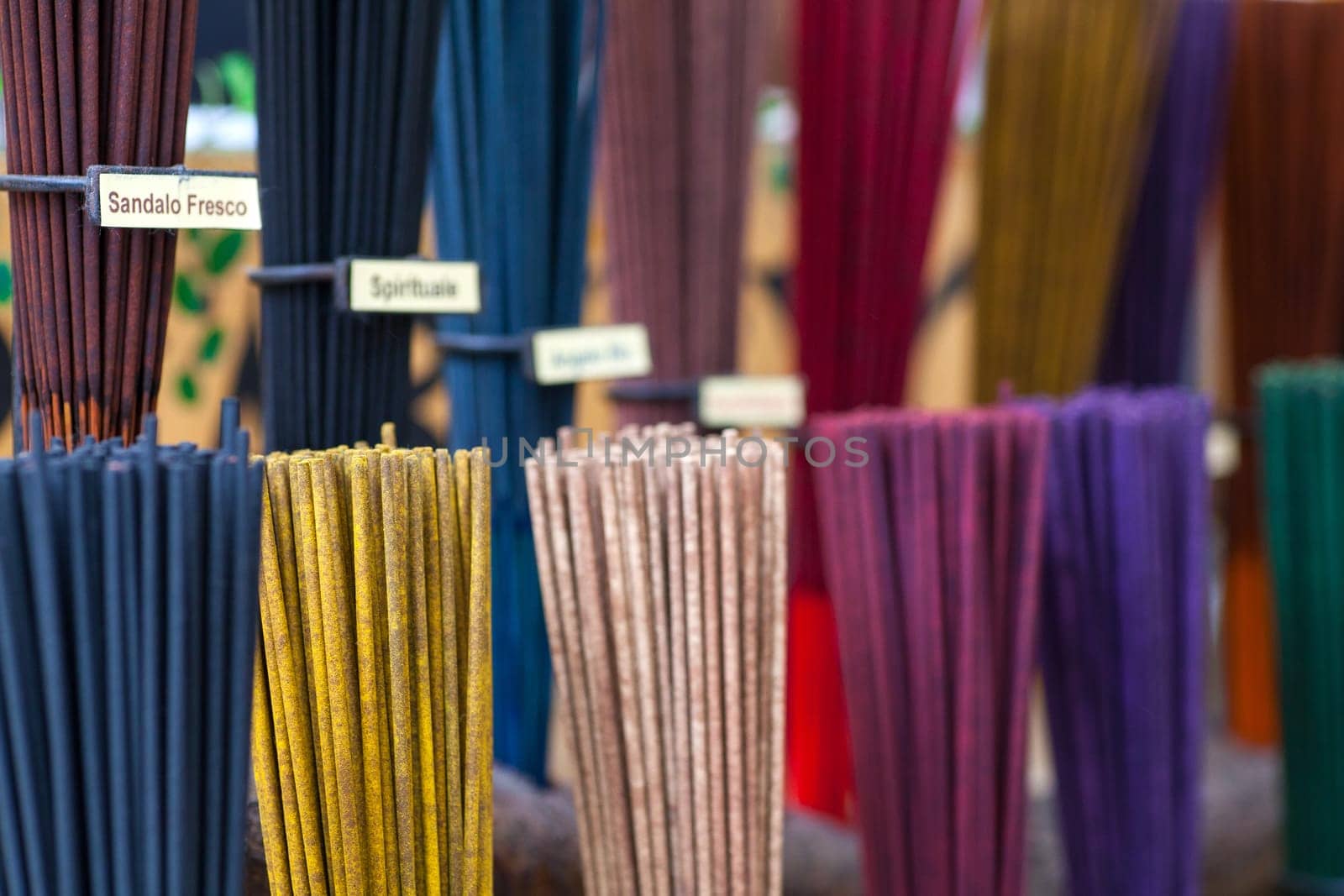 A lot of various scented Incense sticks