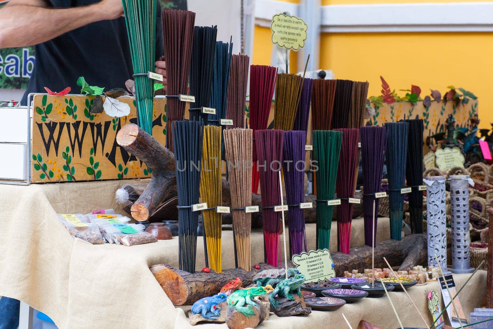 A lot of various scented Incense sticks