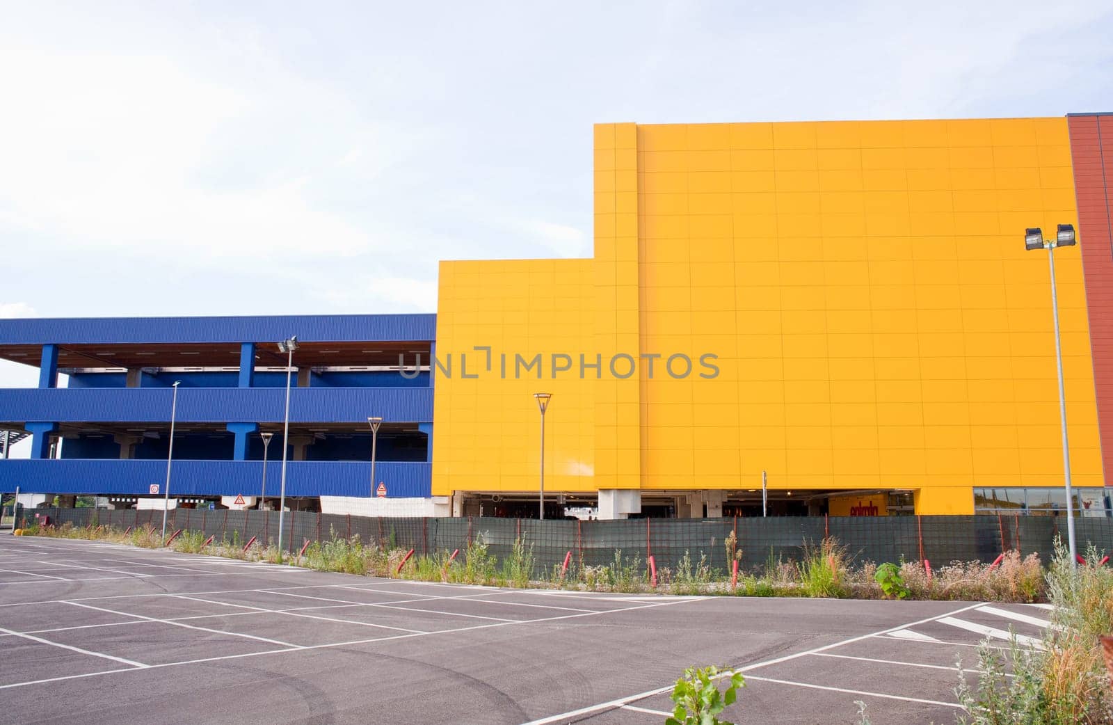 Photo of yellow and blue building