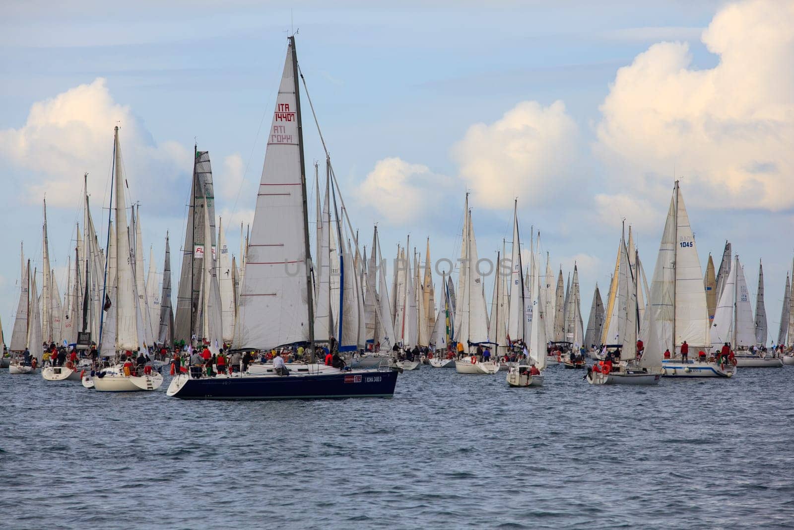 TRIESTE, ITALY - 14 OCTOBER 2012, Barcolana regatta in Trieste