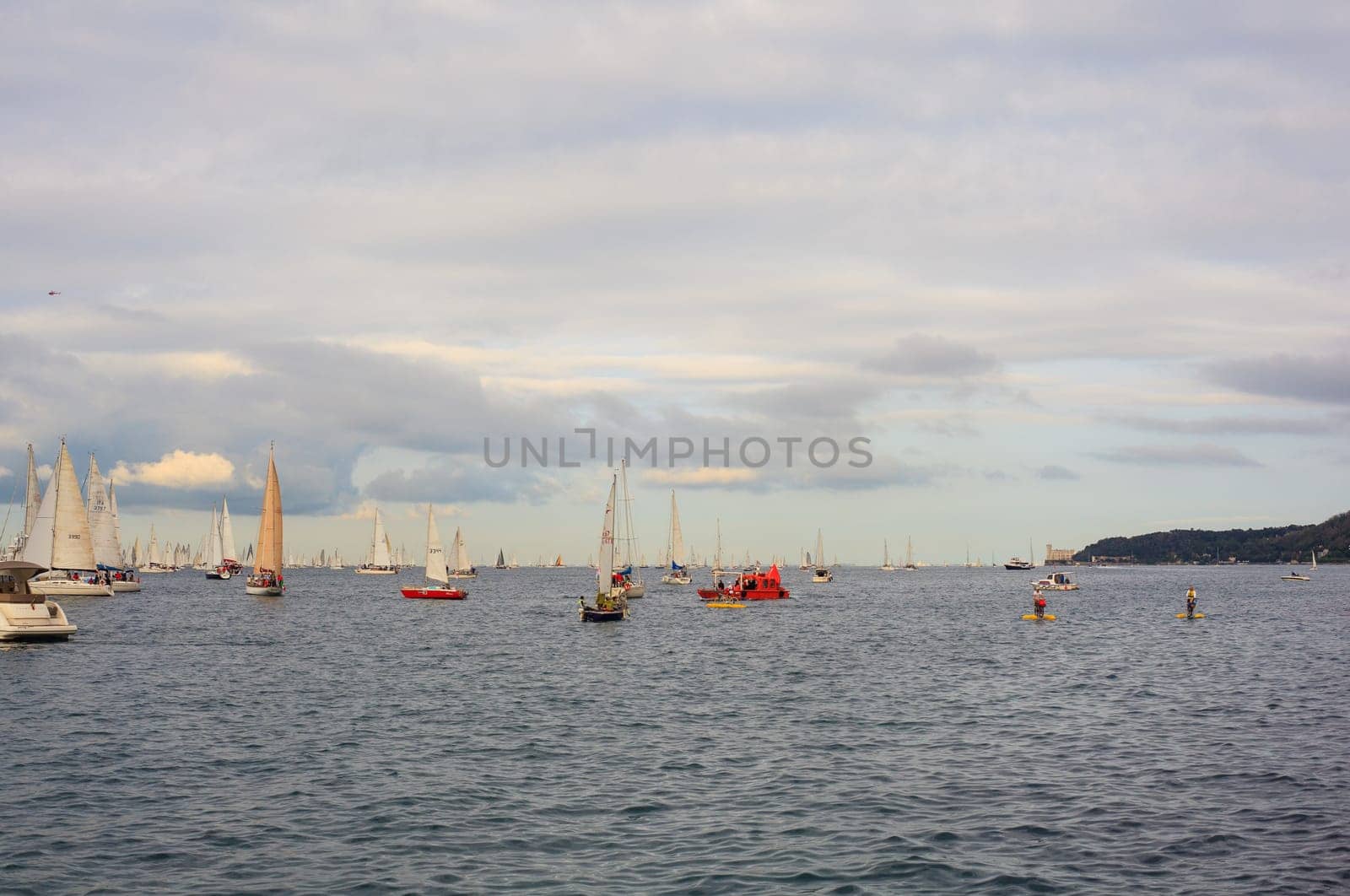 TRIESTE, ITALY - 14 OCTOBER 2012, Barcolana regatta in Trieste