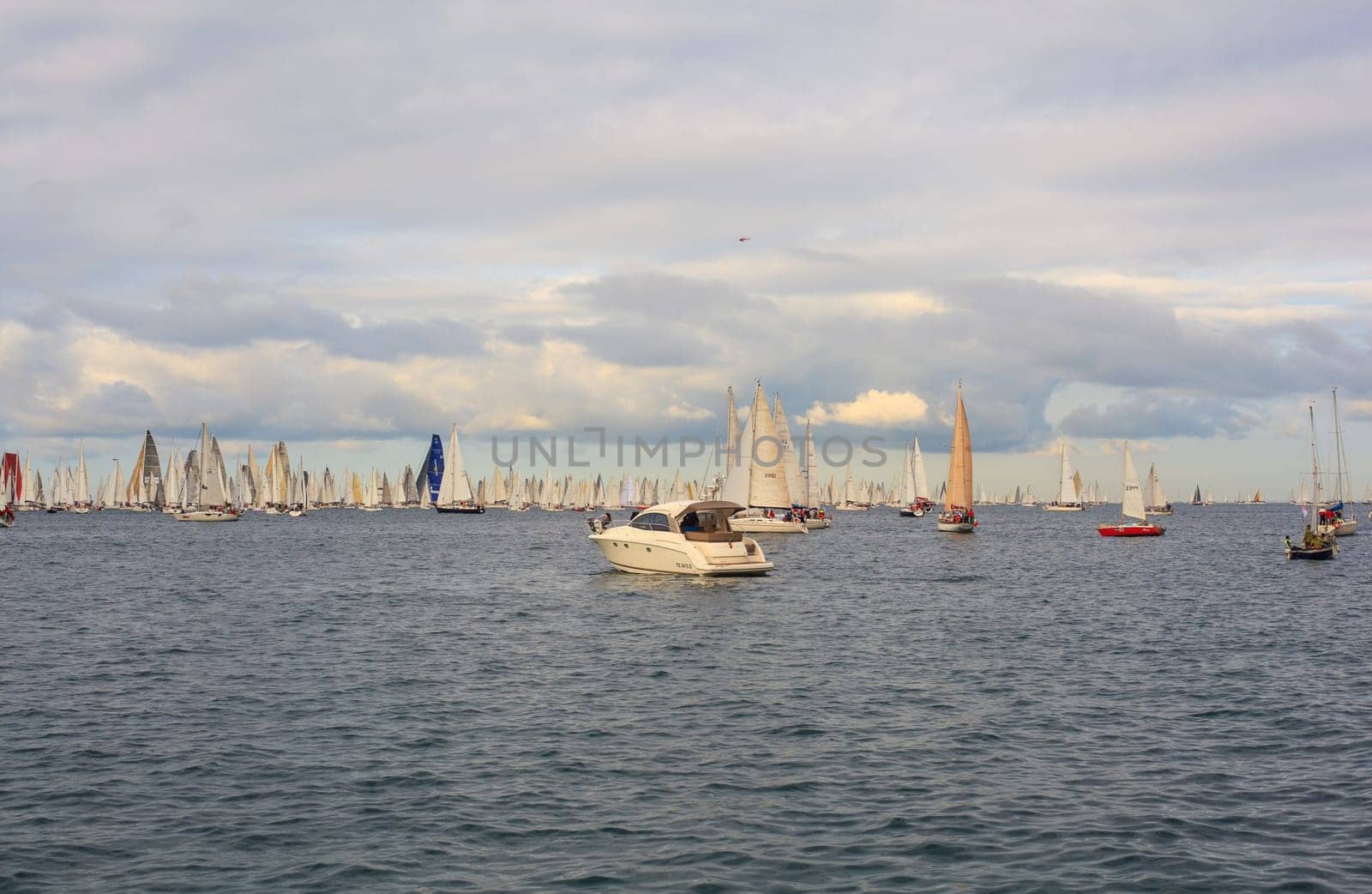 TRIESTE, ITALY - 14 OCTOBER 2012, Barcolana regatta in Trieste
