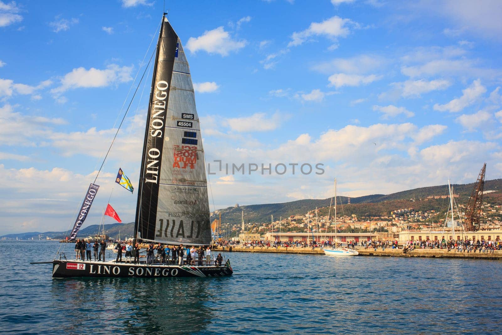 TRIESTE, ITALY - 14 OCTOBER 2012, Barcolana regatta in Trieste