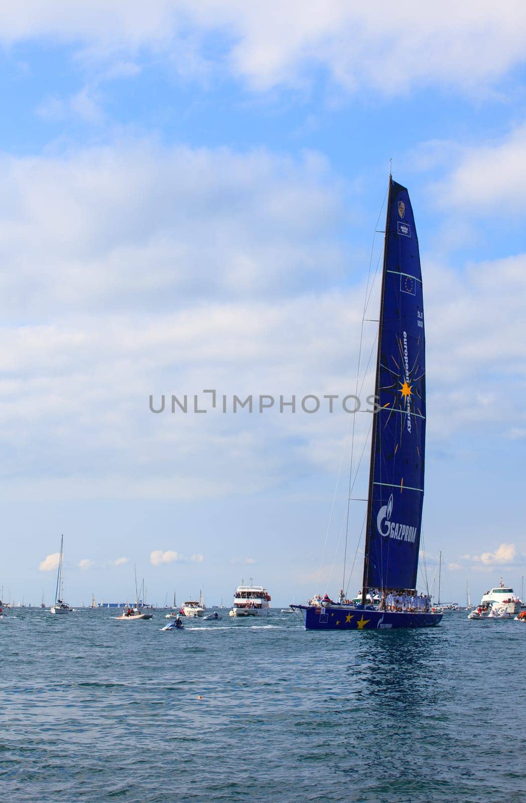 TRIESTE, ITALY - 14 OCTOBER 2012, Barcolana regatta in Trieste