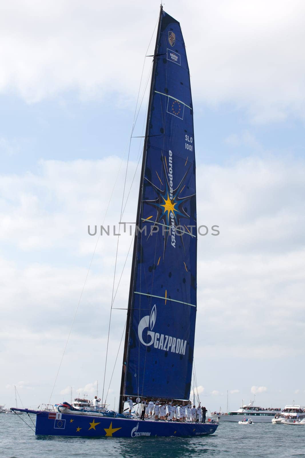 TRIESTE, ITALY - 14 OCTOBER 2012, Barcolana regatta in Trieste