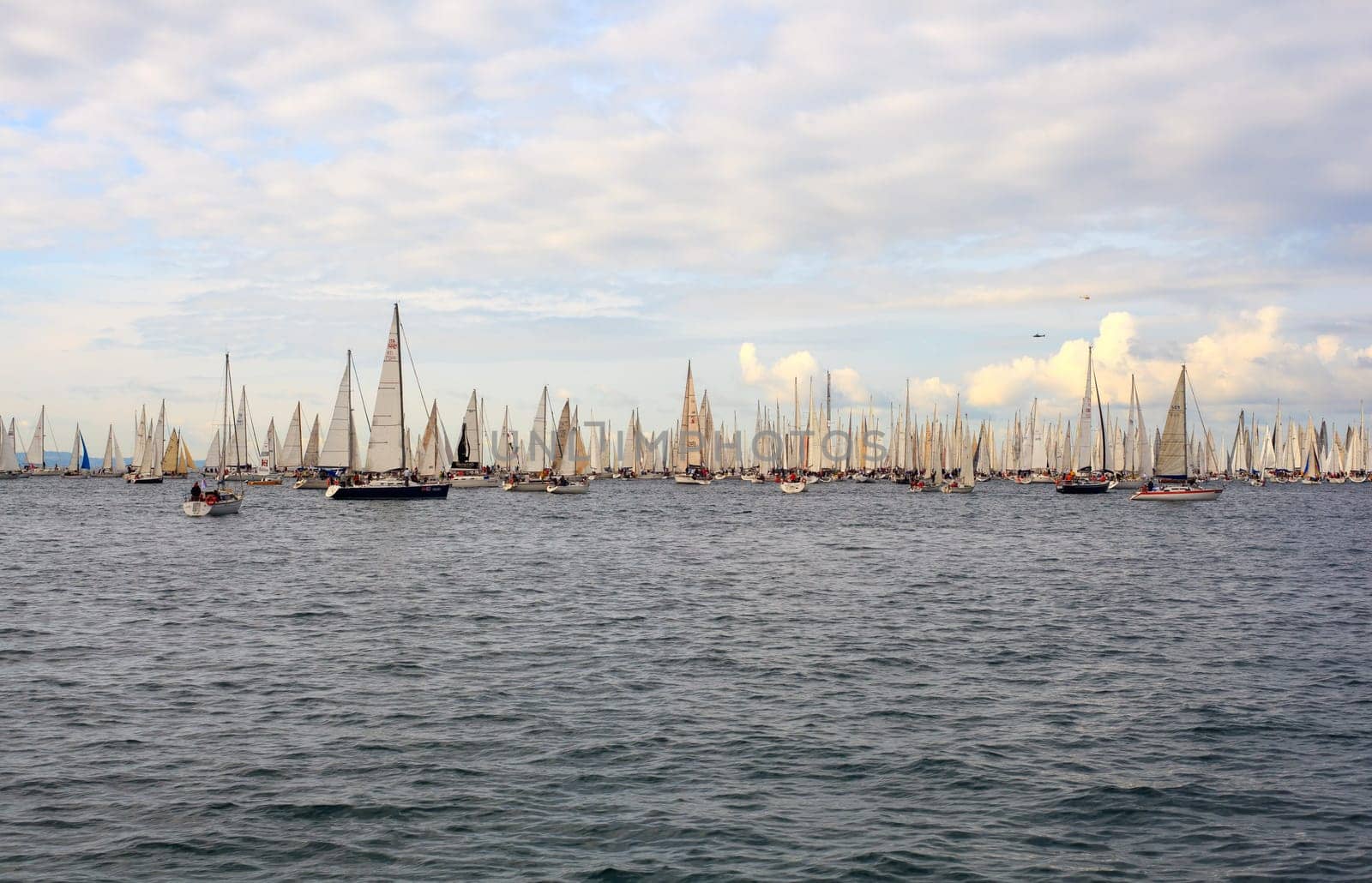 TRIESTE, ITALY - 14 OCTOBER 2012, Barcolana regatta in Trieste