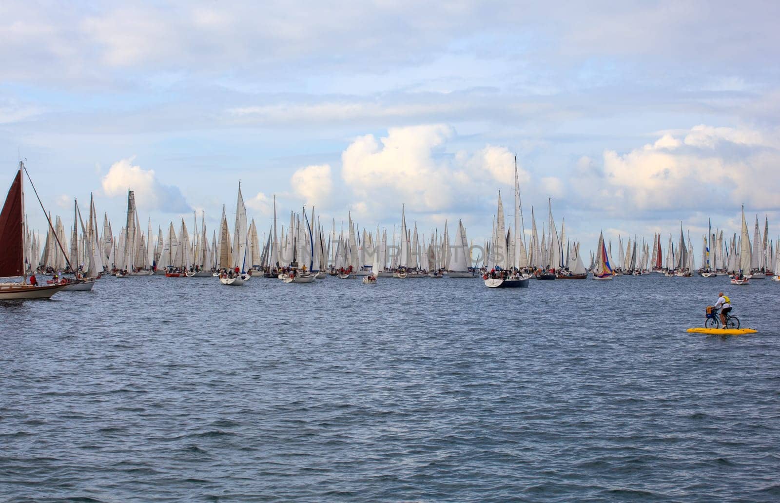 TRIESTE, ITALY - 14 OCTOBER 2012, Barcolana regatta in Trieste