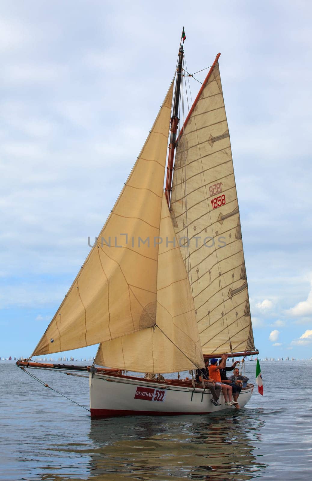 TRIESTE, ITALY - 14 OCTOBER 2012, Barcolana regatta in Trieste