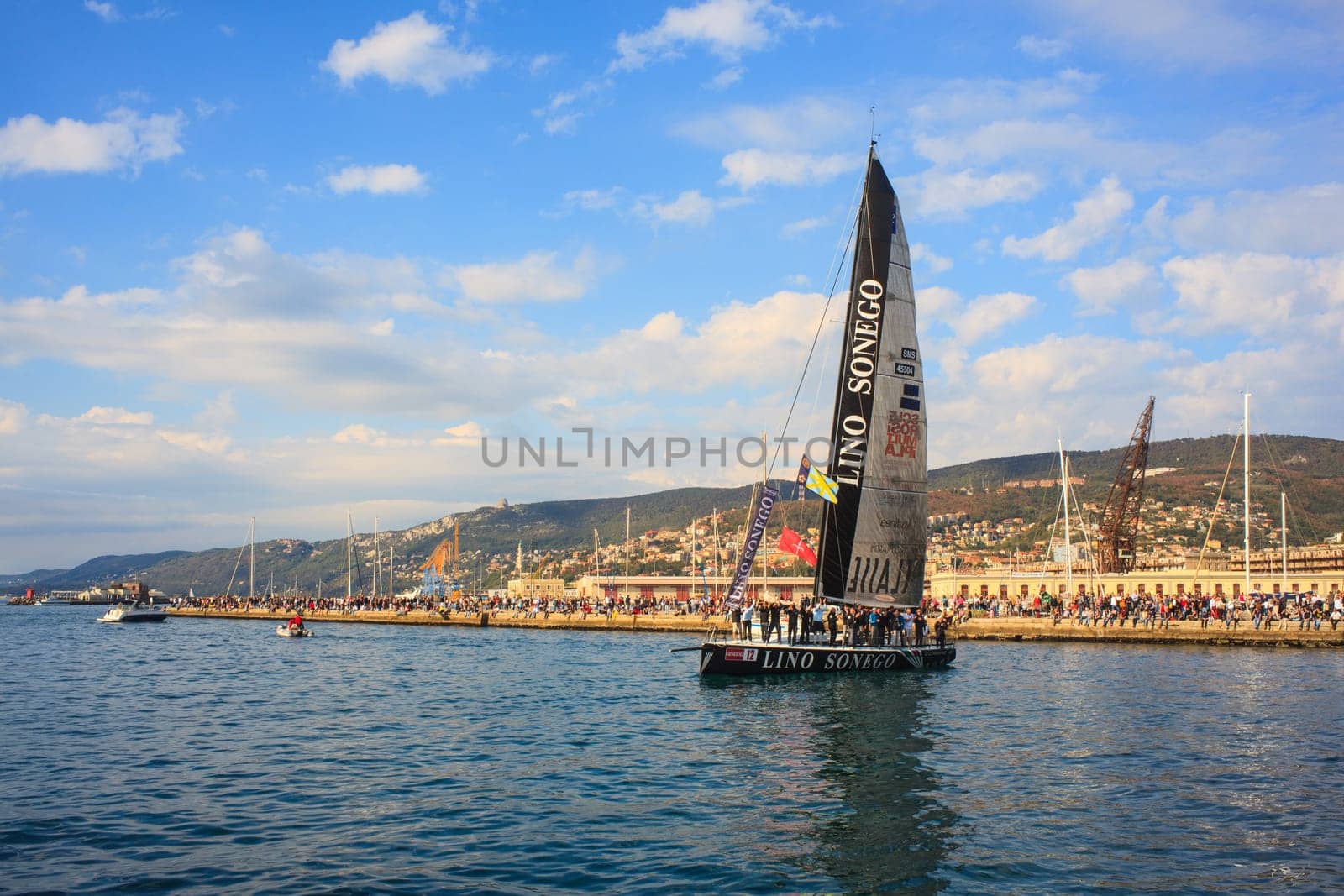 TRIESTE, ITALY - 14 OCTOBER 2012, Barcolana regatta in Trieste