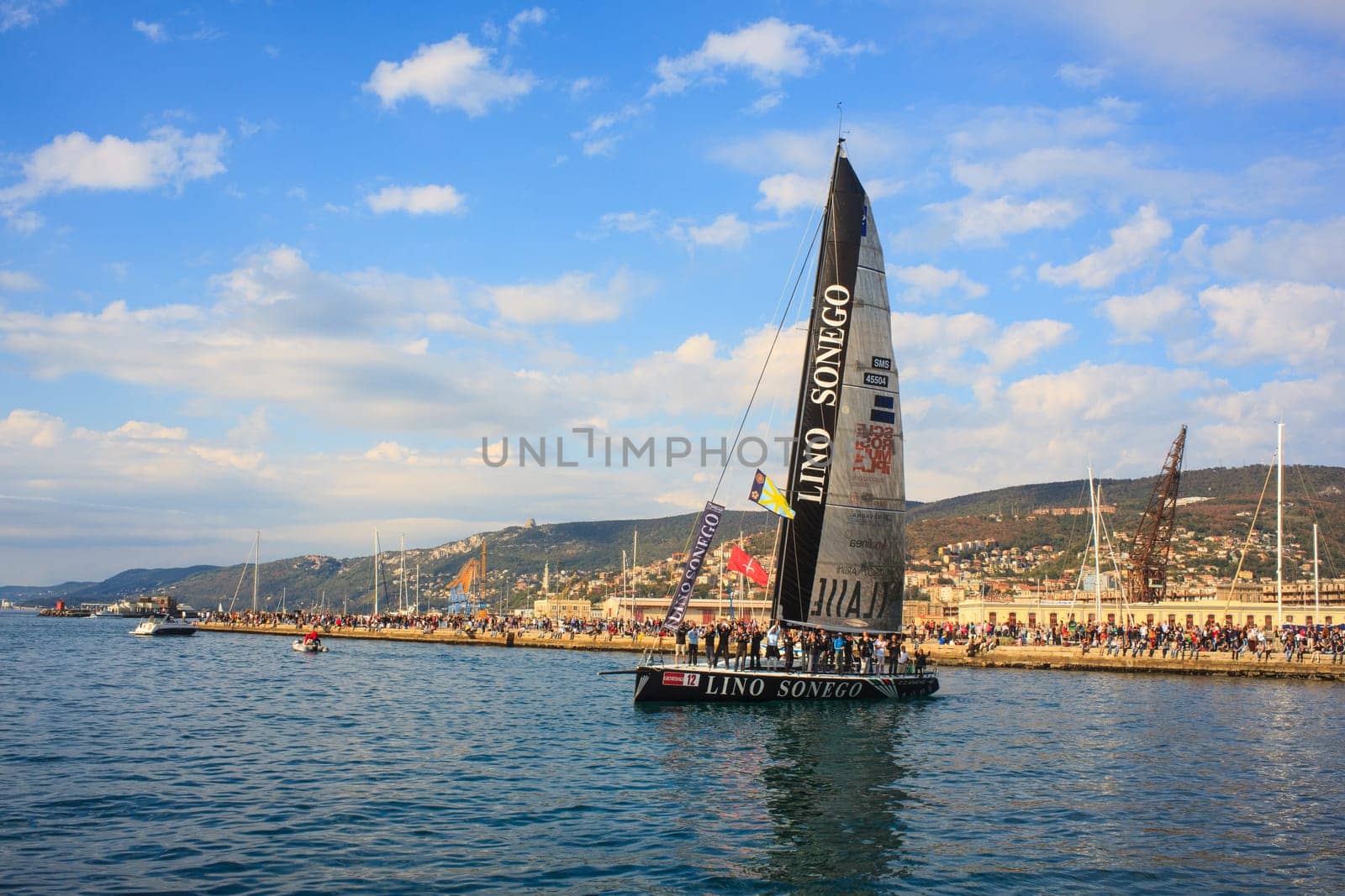 TRIESTE, ITALY - 14 OCTOBER 2012, Barcolana regatta in Trieste