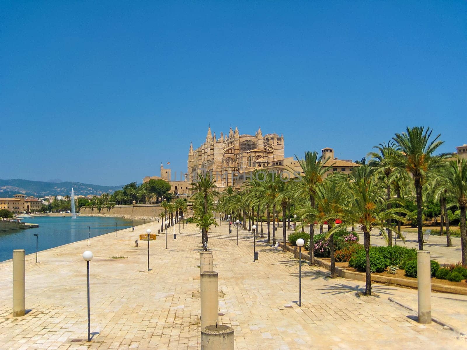 Cathedral  La Seu in Palma de Mallorca, Spain
