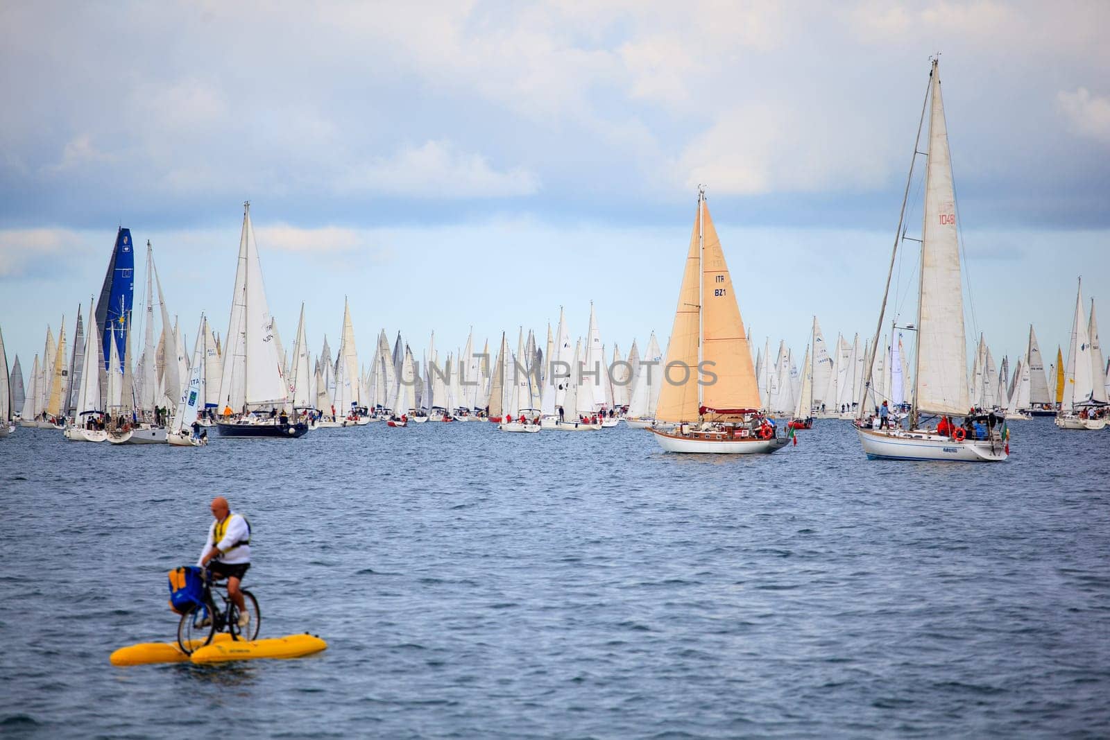 TRIESTE, ITALY - 14 OCTOBER 2012, Barcolana regatta in Trieste