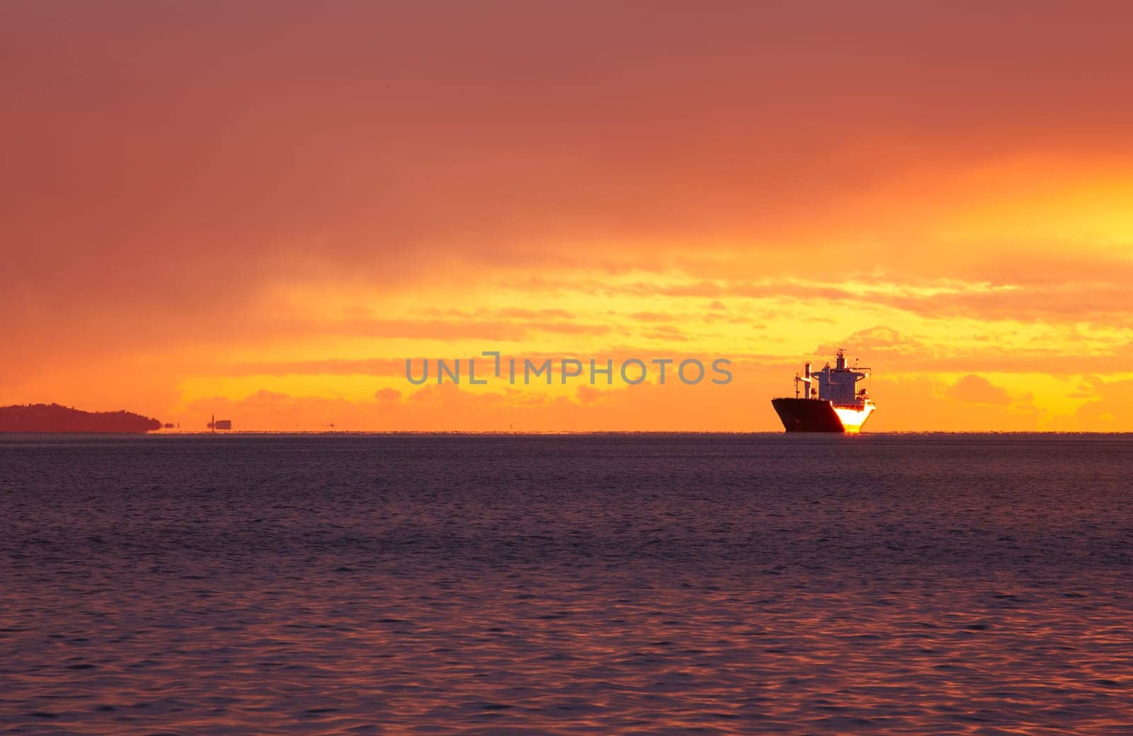 Ship on the sea, Trieste