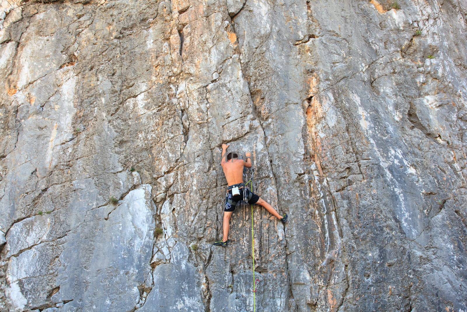 Young Climber on Sistiana rock - Trieste