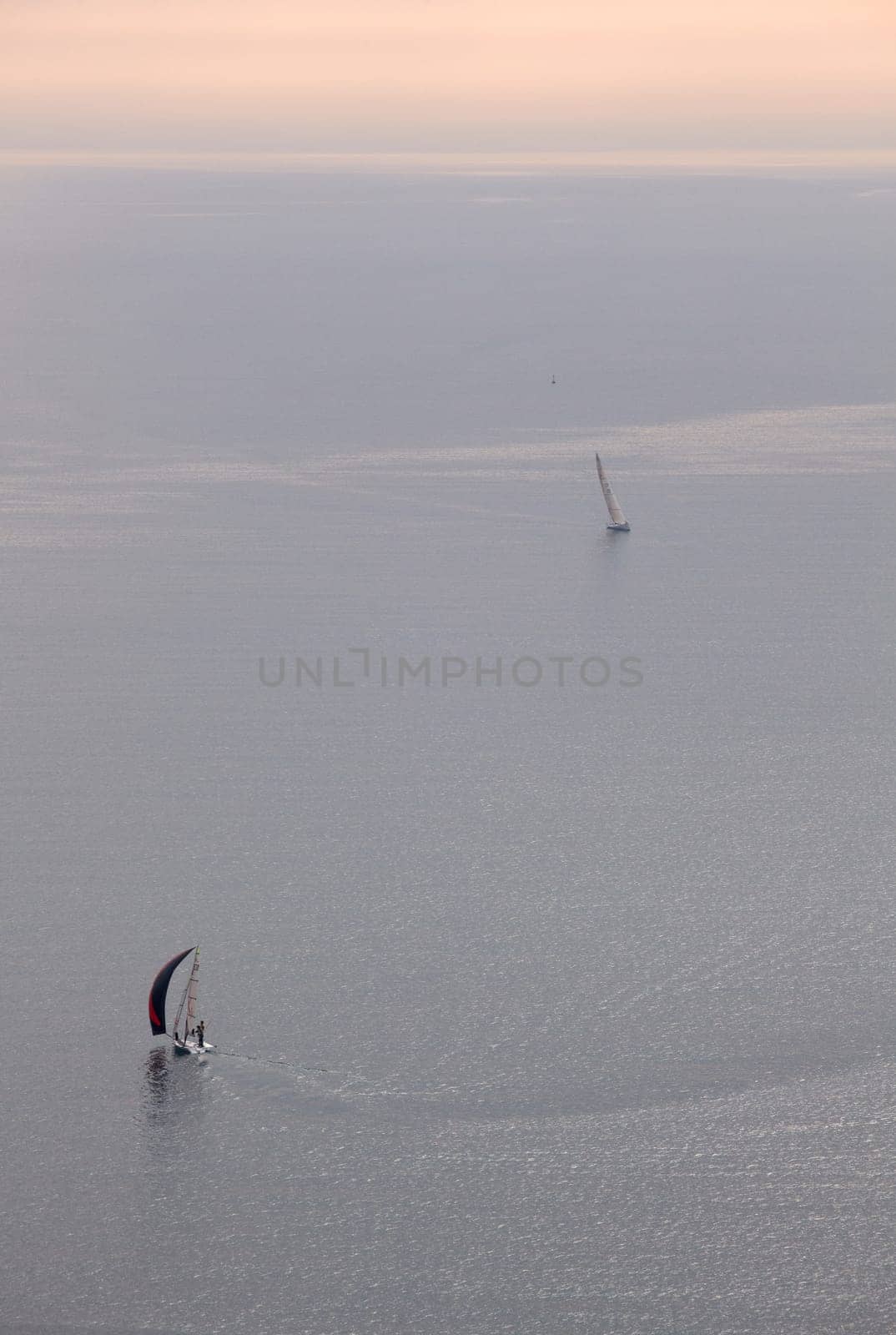 A lot of sailboats on the Trieste sea