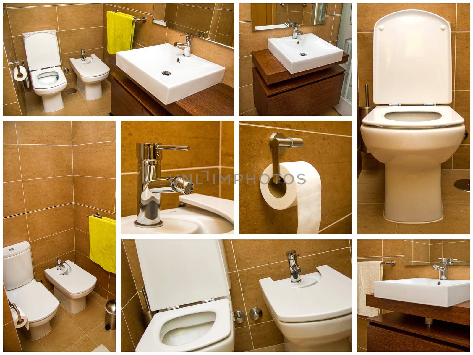 Bathroom collage