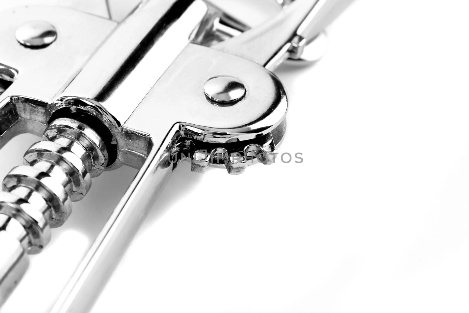 Corkscrew mechanism detail