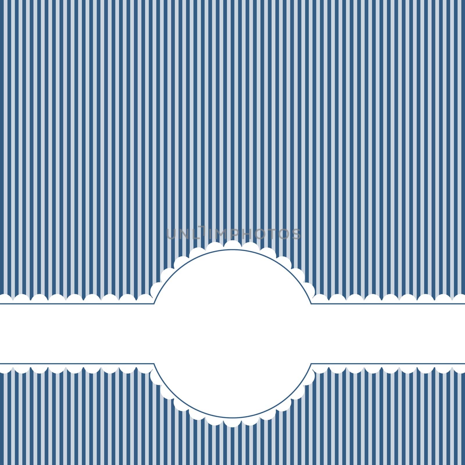 Banner with text space on lines pattern
