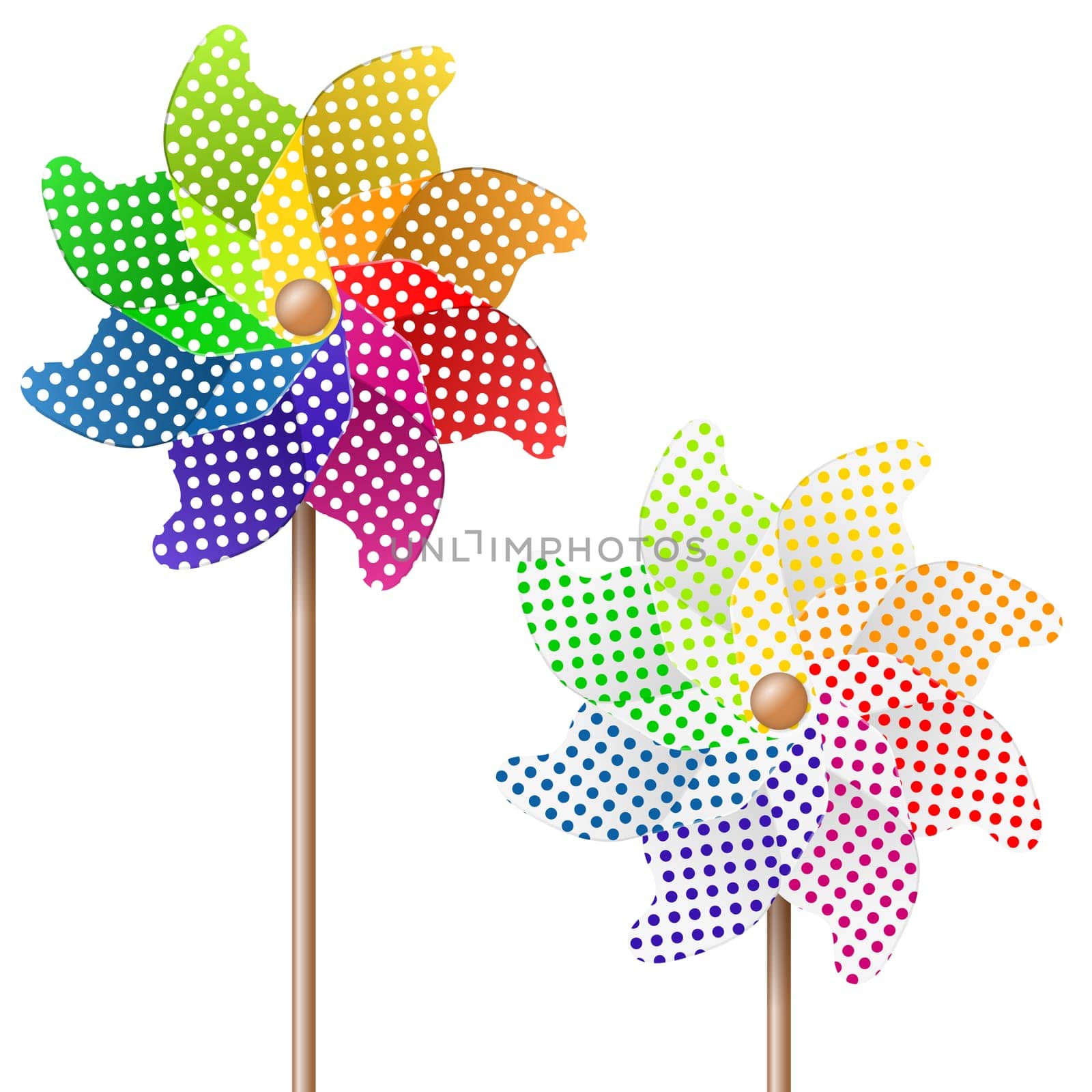 Windmill colorful