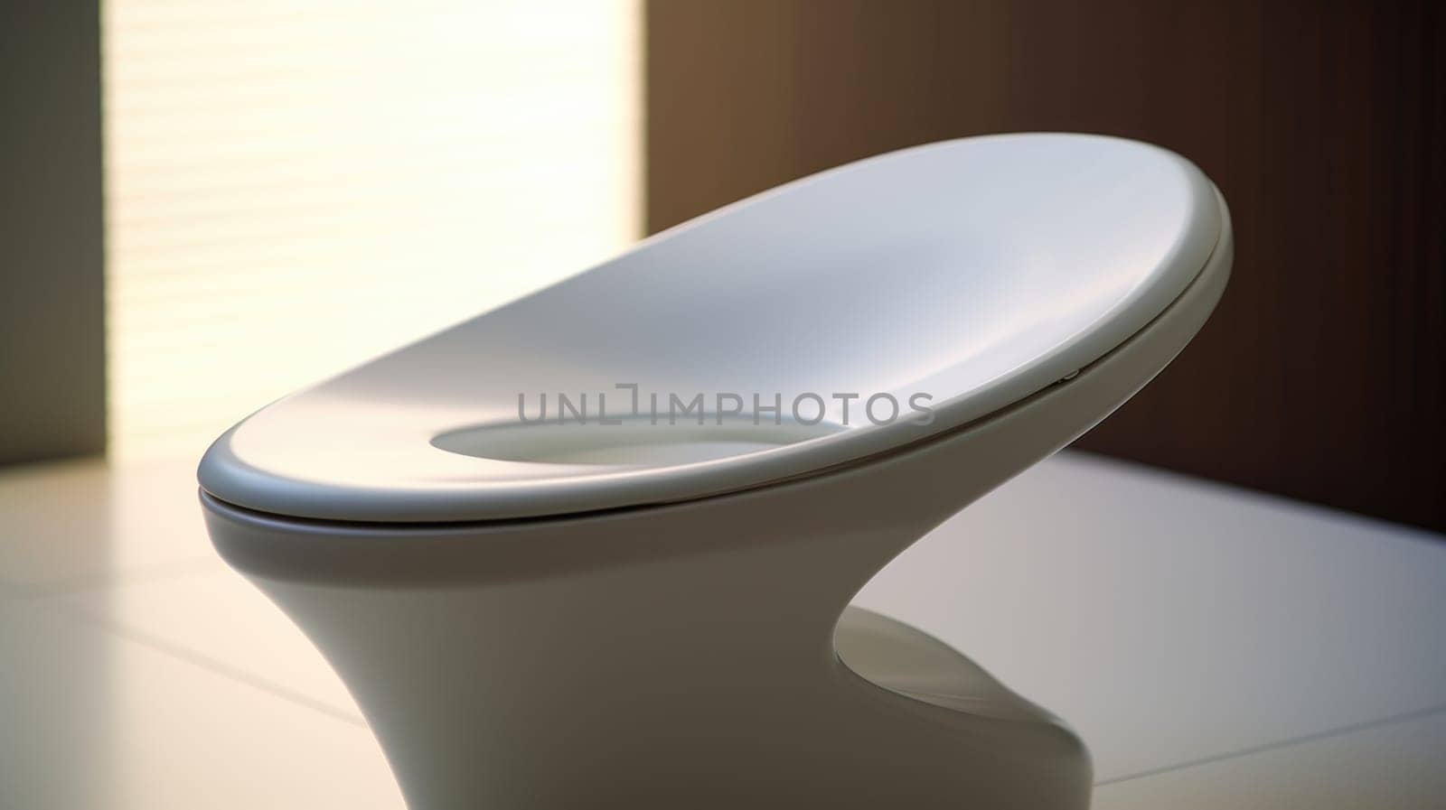 A toilet bowl with a seat