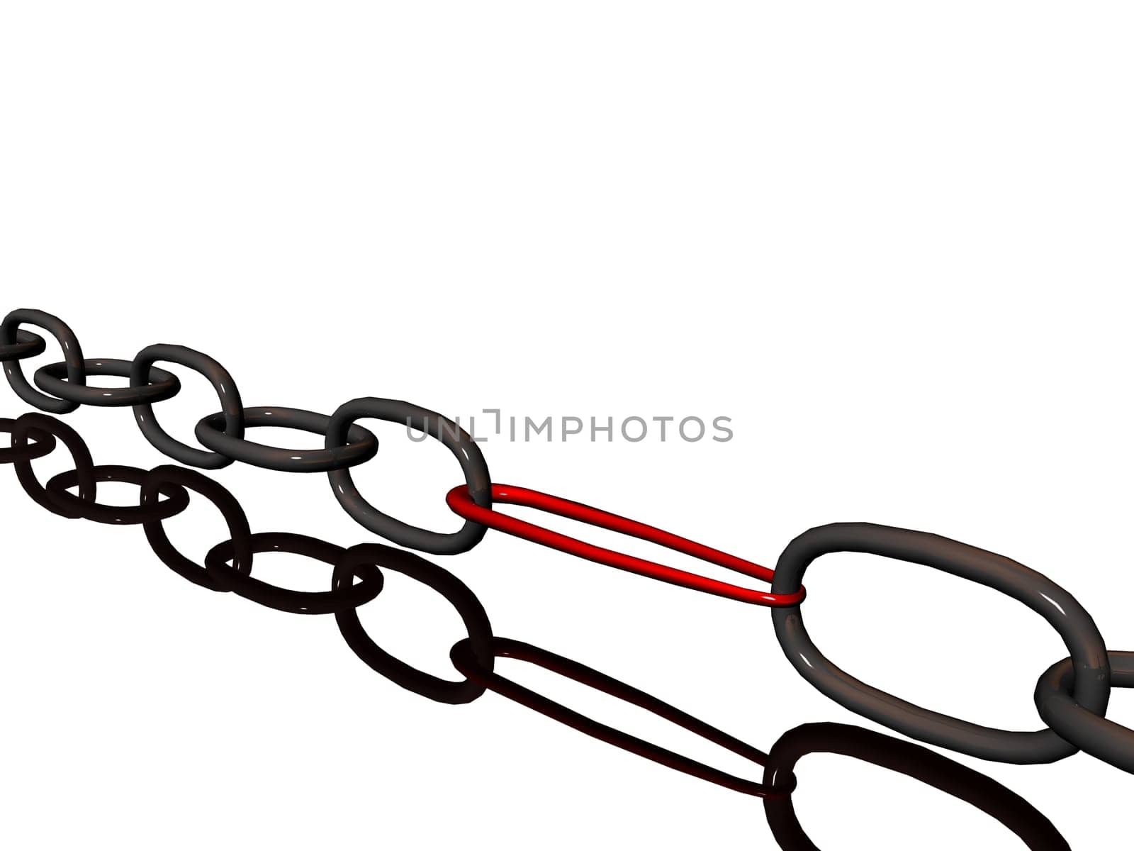 3d chain chrome steel teamwork for adv or others purpose use (Pressure)