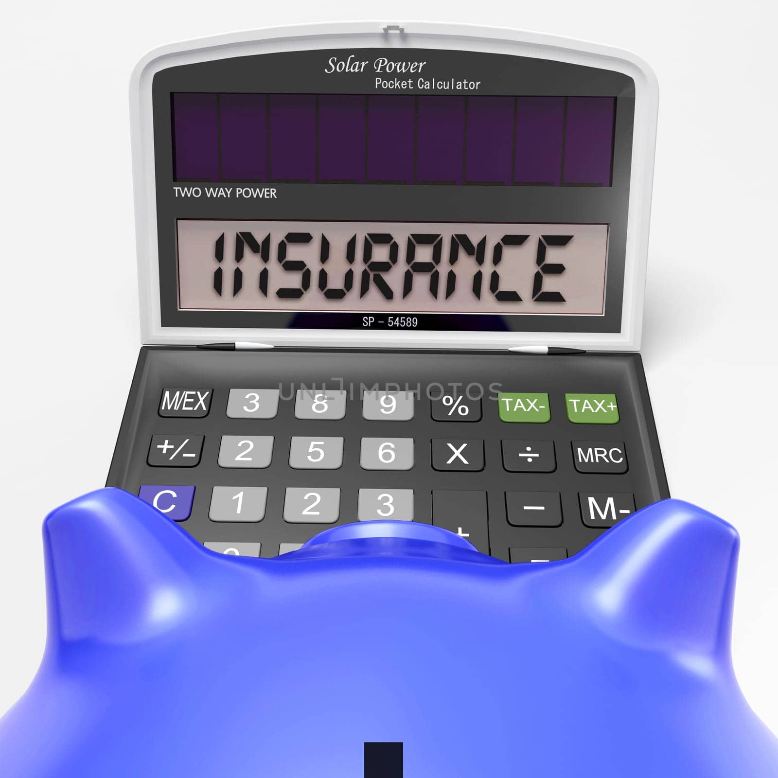 Insurance Calculator Showing Protection Through Secure Policy