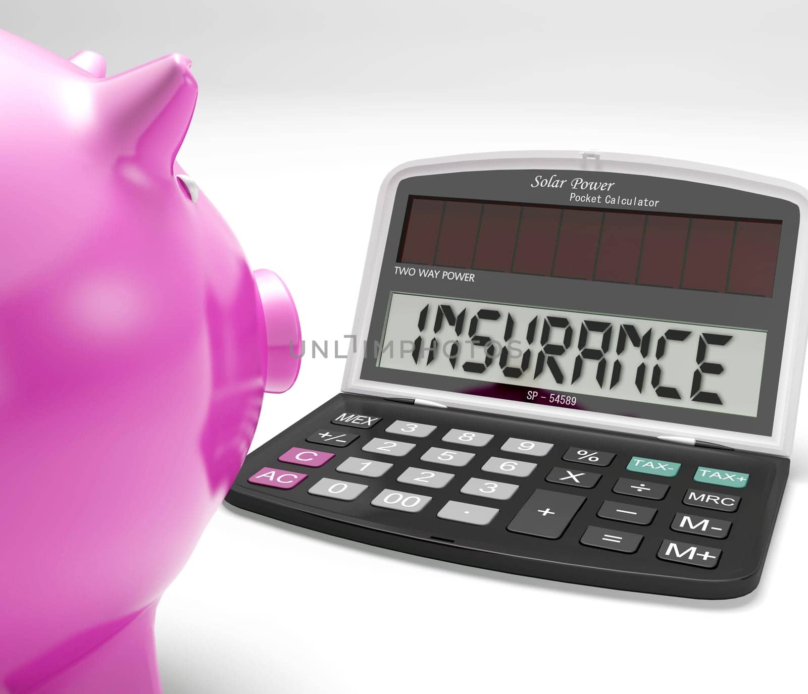Insurance Calculator Showing Protection Of Home Life Or Car Investment